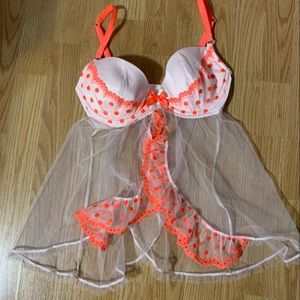 Victoria’s Secret lingerie flowy bodice